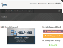 Tablet Screenshot of ncspros.com